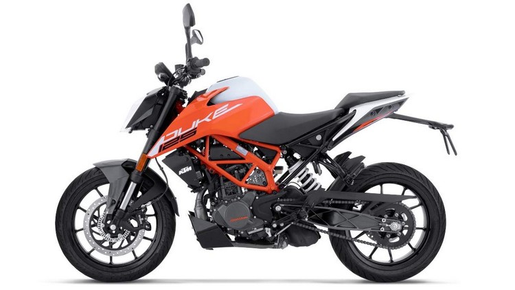 Kmt Duke 125 Side Look