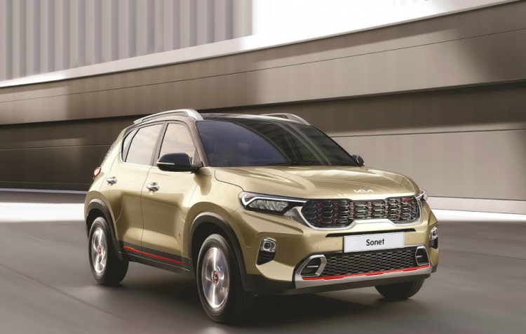 2021 Kia Sonet Front Three Quarters