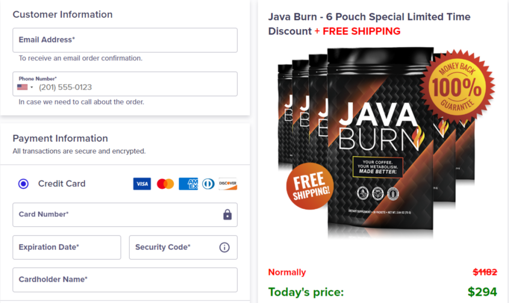 Buy Java Burn